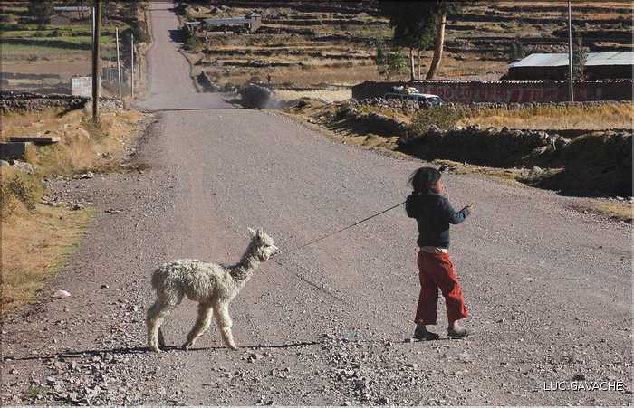 35 Scène de vie dans le village de Yanque, Canyon de Colca (2)