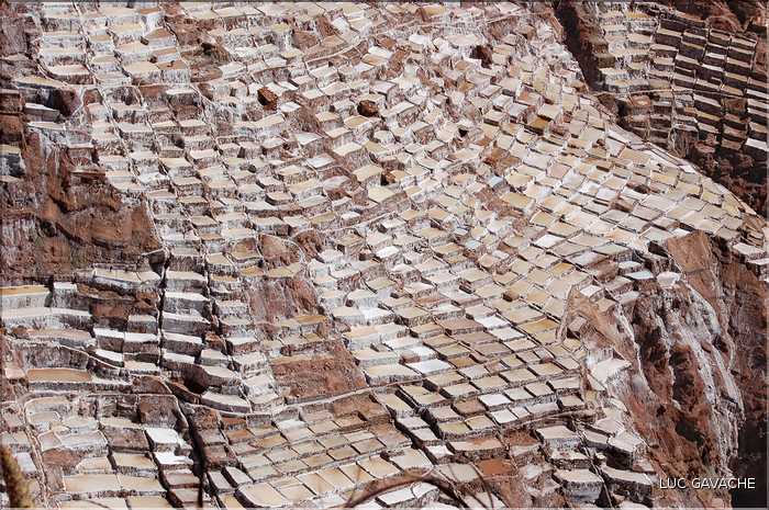 92 Les Salines de Maras, qui étaient exploitées avant même l'arrivé des Inca, compte près de 4.000 bassins (7)