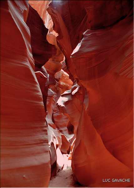 Sculpté par l'eau, Antilope valley se trouve à proximité du lake Powell, Arizona (5)