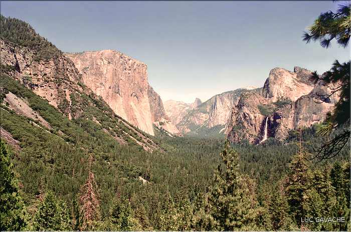 Le parc de Yosemite est situé dans la Sierra Nevada dans l'Est de la Californie (1)
