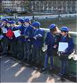 Ecoliers  sur Westminster Bridge (1)