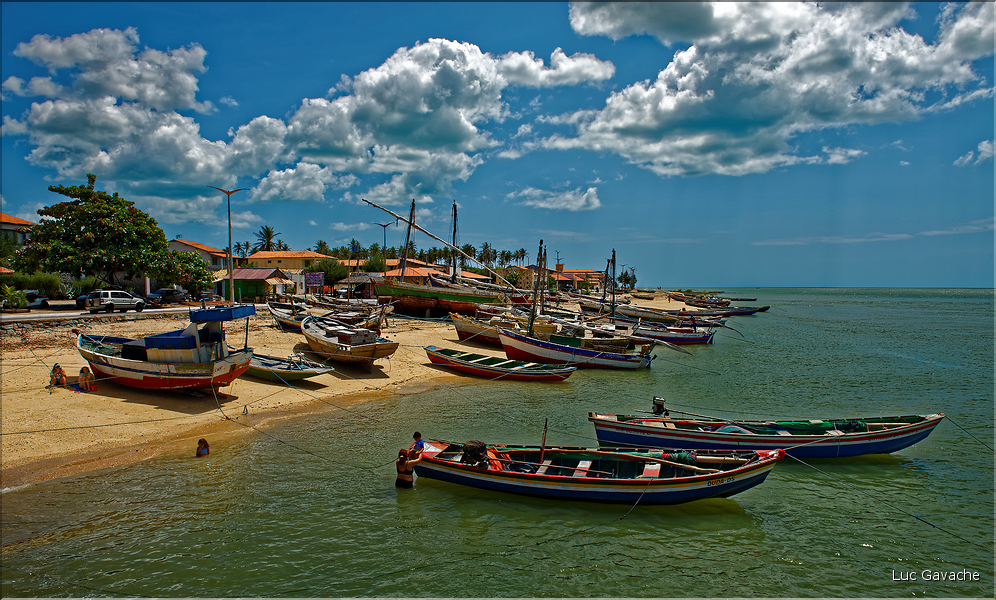 Le long de la route vers Jericoacoara dans le Nordeste. (2)