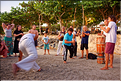Après le couché du soleil se sont aux adeptes de la la capoeira d'entrer en scène. (6)