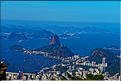 La baie de Rio et le Pain de Sucre vus du Corcovado.
