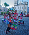 Orchestre de percussions traditionnelles nommé Batucada. (6)