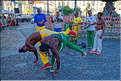 La capoeira est à la fois une danse  et une technique de combat, cette pratique étant inscrite au patrimoine culturel de l'humanité depuis 2014. (14)