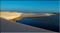 Les Lençois Maranhenses. s'étendent, dans une sucession de dunes et de petits lacs, le long du littoral sur près de 80 km. (3)