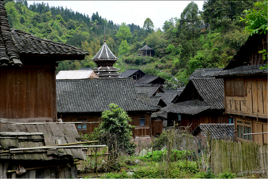 Dans les rues et ruelles du village Dong de Xiaohuang. (59)