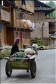 Personnes revenant ou se rendant dans les jardins du village de Xiaohuang. (7)
