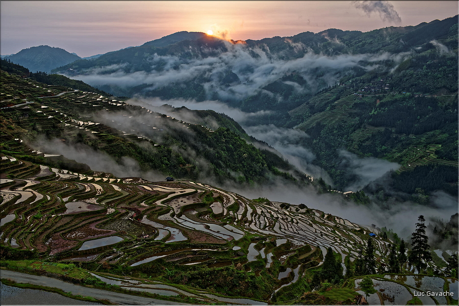 Les rizières en terrasses de Jiabang près du village de Jiache. (2)