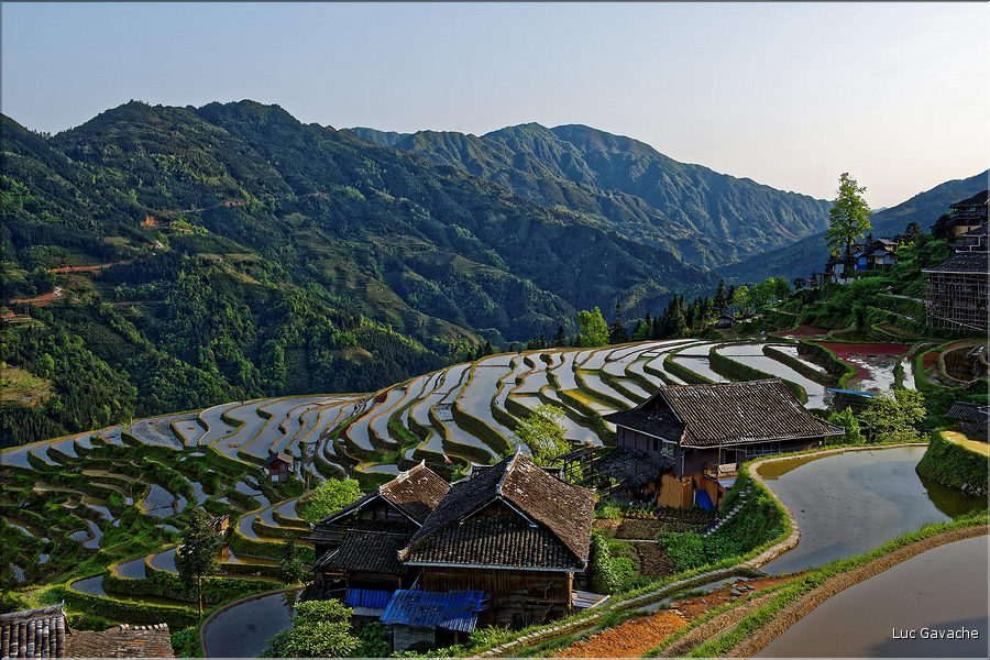 Le village de Jiache au cur des rizières de Jiabang. (2)