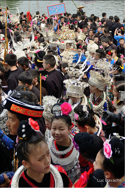 Le Festival de Taijiang, près de Kaili, regroupe de nombreuses ethnies du guizhou. (37)