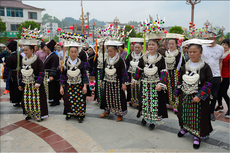 Le Festival de Taijiang, près de Kaili, regroupe de nombreuses ethnies du guizhou. (67)