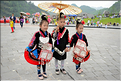 Ensuite, tout le monde va se réunir sur la grande place du village de Pianzhai (Shidong). (2)