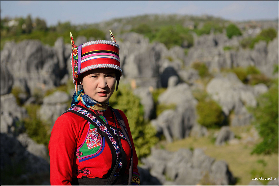 Jour de fête et costumes traditionnels à Shilin. (27)