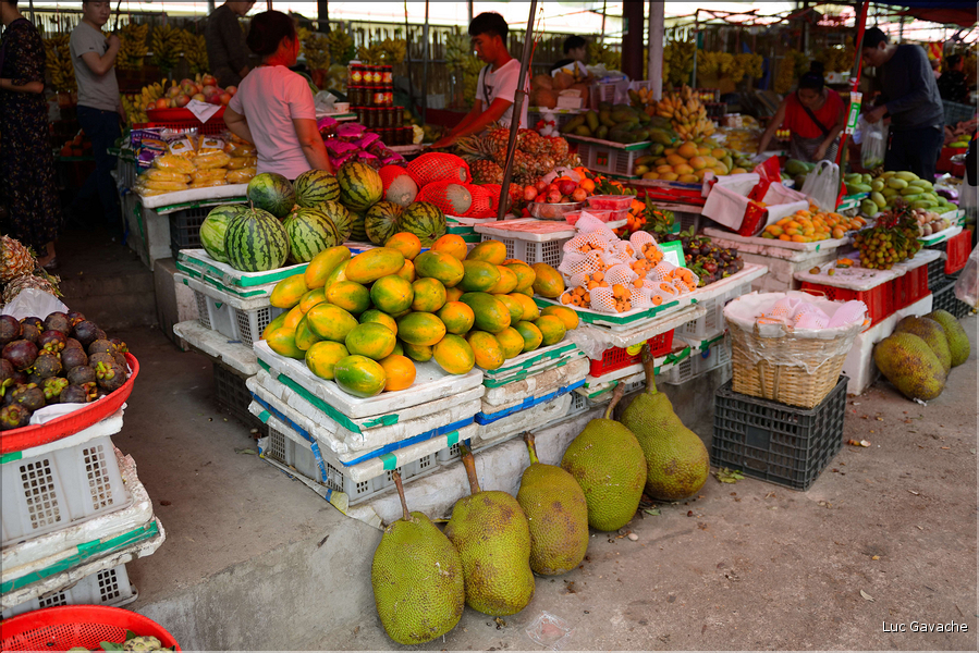 Le marché aux fruits de Lengdun. (24)