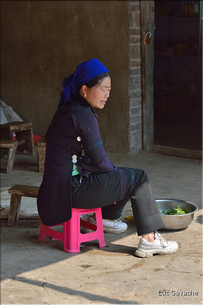 Toujours dans la région de Yuanyang, le village d'Azheke, peuplé de l'ethnie Hani, est l'un des plus authentique de la région. (34)