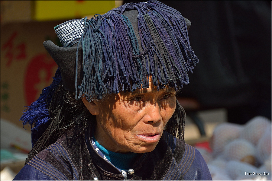 Le marché de Shengcun, dans la région de Yuanyang, est fréquenté par des ethnies hautes en couleurs comme les Yi et les Hani. (65)