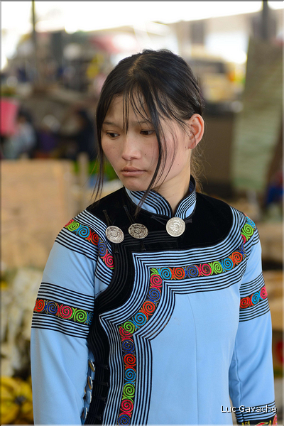 Le marché de Shengcun, dans la région de Yuanyang, est fréquenté par des ethnies hautes en couleurs comme les Yi et les Hani. (77)