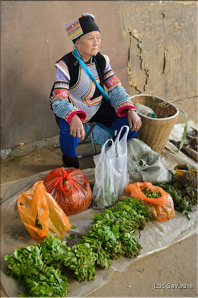 Le marché de Shengcun, dans la région de Yuanyang, est fréquenté par des ethnies hautes en couleurs comme les Yi et les Hani. (87)