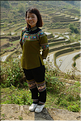 Le long des rizières entre les villages de Qingkou et de Bada. (6)