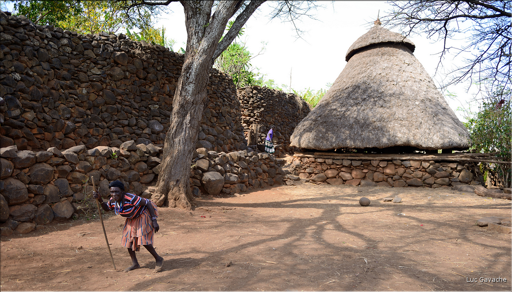 Les moras sont construits tous les 18 ans pour chaque génération. Ces pôles occupent une place importante dans la vie sociale des Konso. (7)