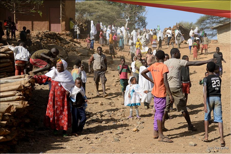 Départ de la fête orthodoxe du Timkat à Konso. (1)