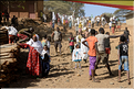 Départ de la fête orthodoxe du Timkat à Konso. (1)