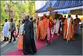 La fête orthodoxe du Timkat se déroule à la mi-janvier et commémore la naissance du Christ. (6)