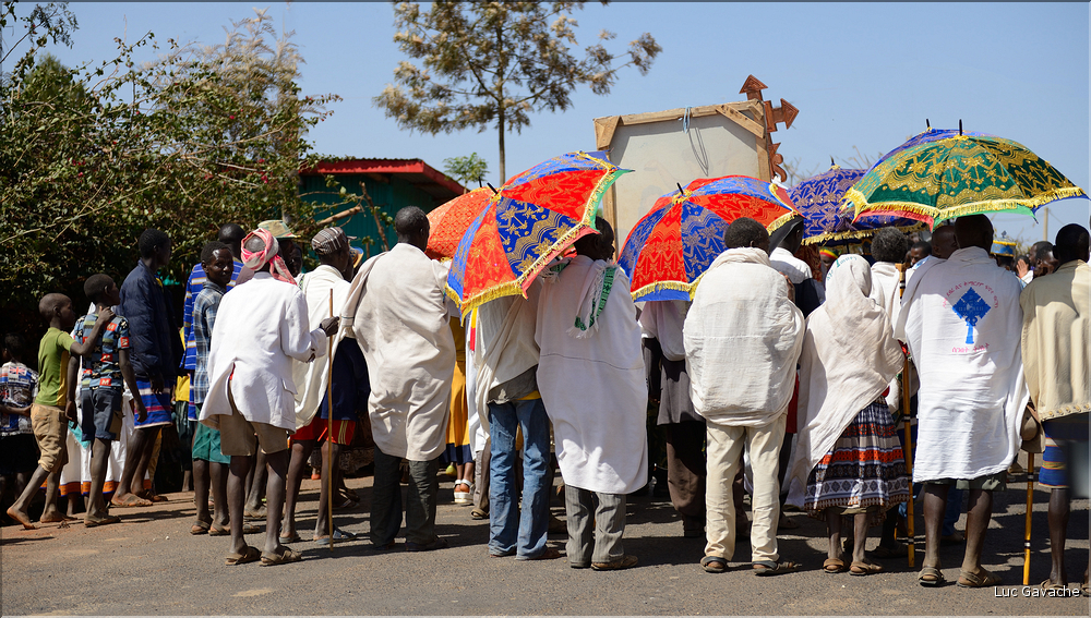 Retour des tabots dans les églises de Yabelo le lendemain du Timkat. (3)