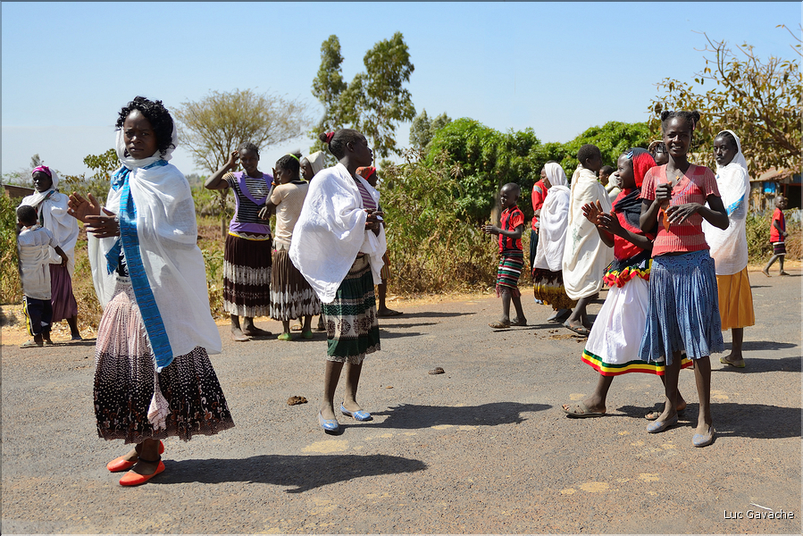 Retour des tabots dans les églises de Yabelo le lendemain du Timkat. (9)