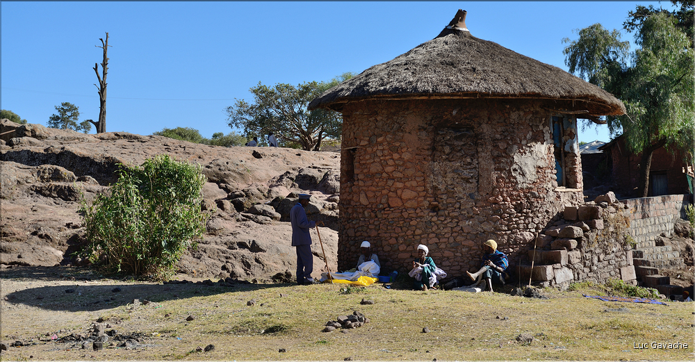 Maisons traditionnelles à Lalibela.  (5)