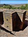 A Lalibela on dénombre pas moins de onze églises du XII ème siècle, creusées à même le sol volcanique. Ici St. Georges. (12)