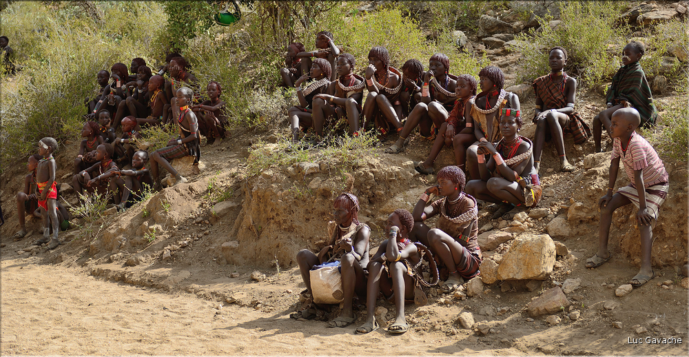 ...sous le regard des autres Hamer des villages environnent. (2)