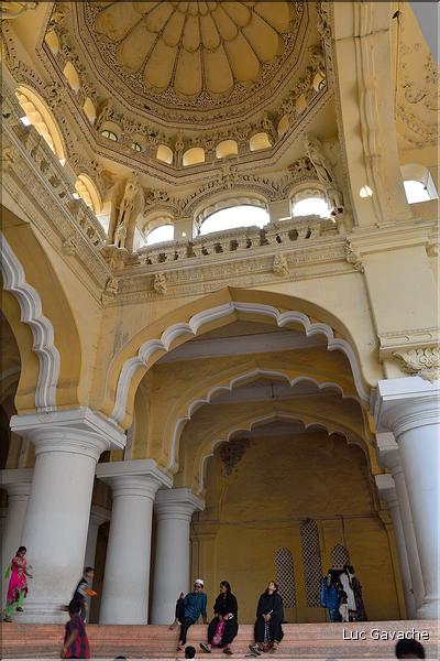 Thirumalai Nayak palace à Madurai et ses visiteurs. (2)