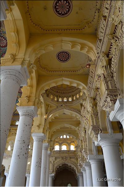 Thirumalai Nayak palace à Madurai et ses visiteurs. (9)