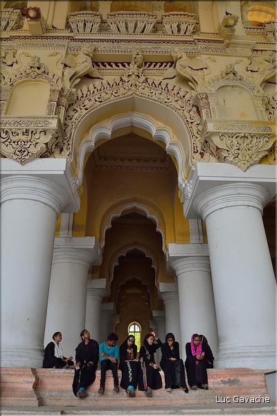 Thirumalai Nayak palace à Madurai et ses visiteurs. (10)