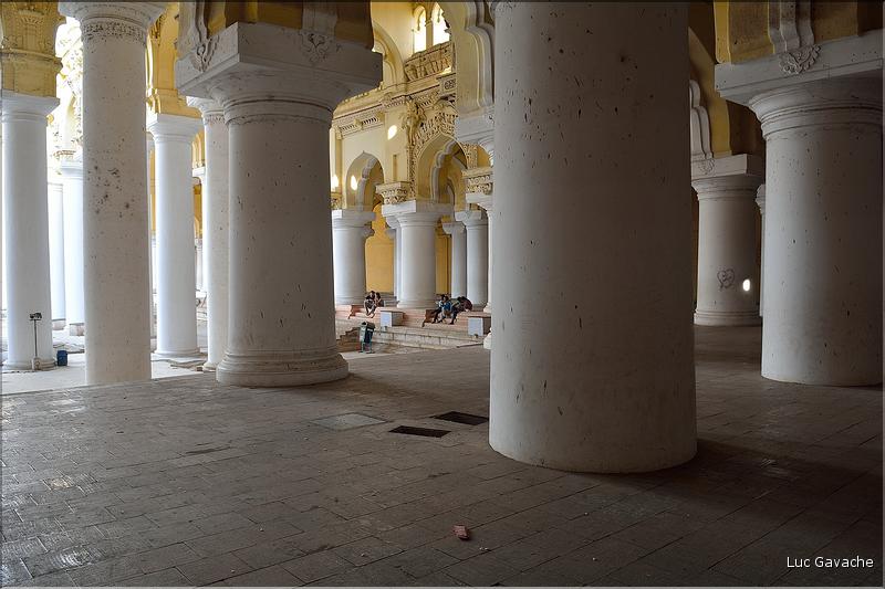 Thirumalai Nayak palace à Madurai et ses visiteurs. (12)