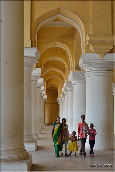 Thirumalai Nayak palace à Madurai et ses visiteurs. (18)