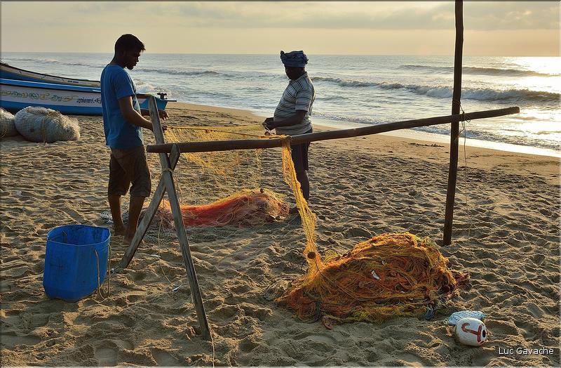 Plage des pêcheurs de Mahabalipuram. (21)