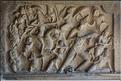 Arjuna's Penance représente la descente du Gange et date du VI et VIII ème siècle. Mahabalipuram. (6)