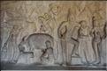 Arjuna's Penance représente la descente du Gange et date du VI et VIII ème siècle. Mahabalipuram. (11)