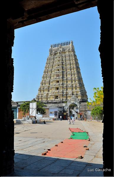 Dans le Temple d'Ekambareshwara de Kanchipuram. (1)