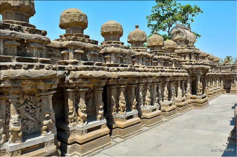 Le Temple de Kailashanatha de Kanchipuram date du VIII ème siècle. (4)