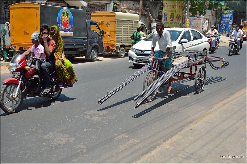 Dans les rues de Kanchipuram. (2)