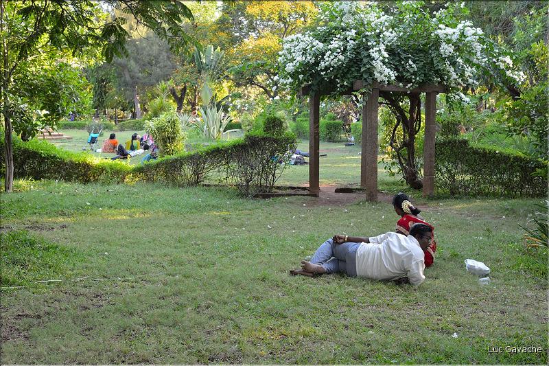 Barathi Park dans le quartier français de Pondichery. (5)