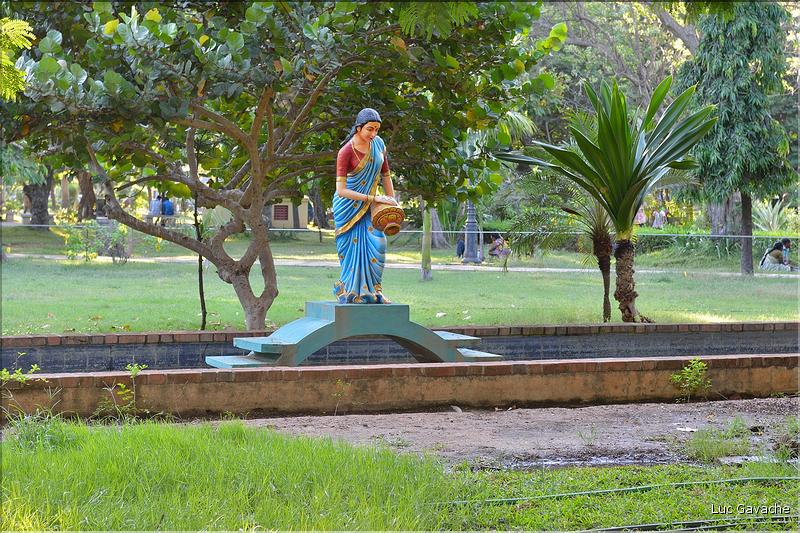 Barathi Park dans le quartier français de Pondichery. (6)