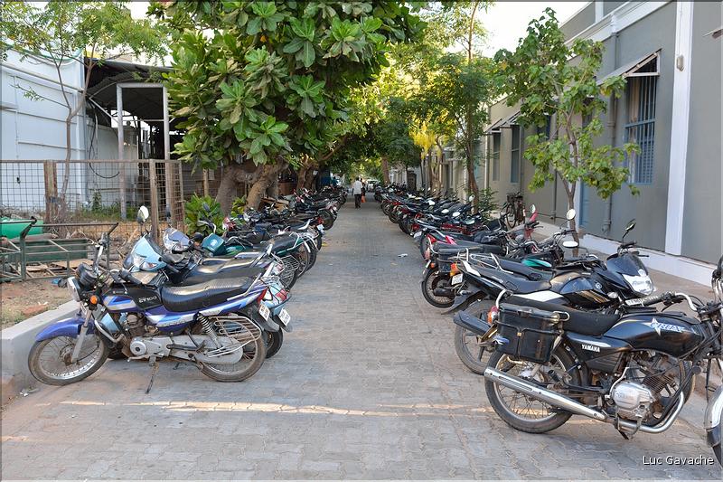 Dans les rues du quartier français de Pondichery. (2)