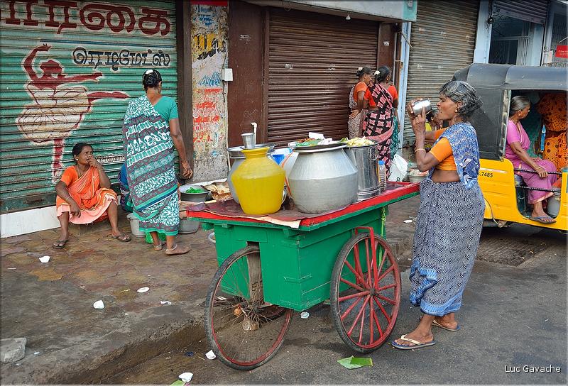 Le marché de Pondichery. (1)