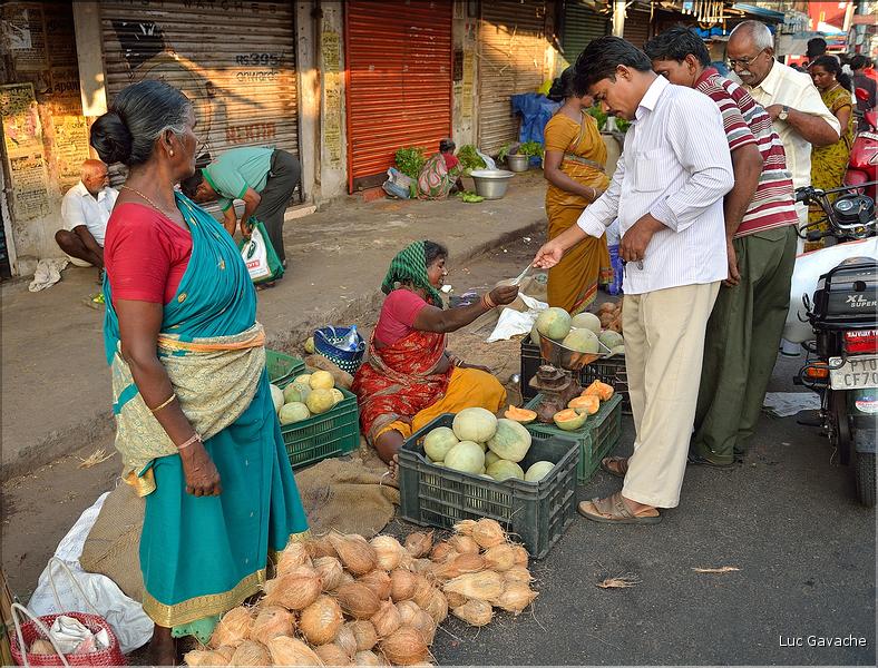 Le marché de Pondichery. (7)